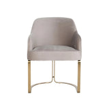 Richmond Interiors Hadley Chair in Khaki Velvet