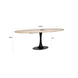 Richmond Interiors Hampton Oval Dining Table