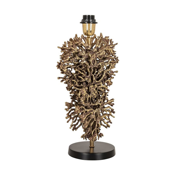 Richmond Interiors Jessey Table Lamp – Distressed Brushed Gold (Base Only)