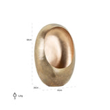 Richmond Interiors Maira Candle Holder in Gold – Large