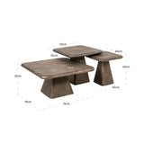Richmond Interiors Marlie Coffee Table - Set of 3