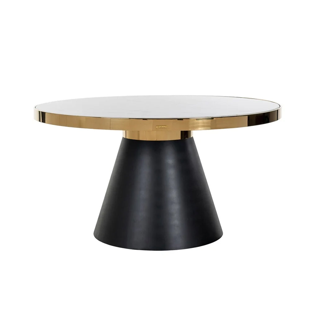 Richmond Interiors Odin Dining Table with Faux Marble
