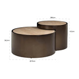 Richmond Interiors Ronson Coffee Table – Set of 2