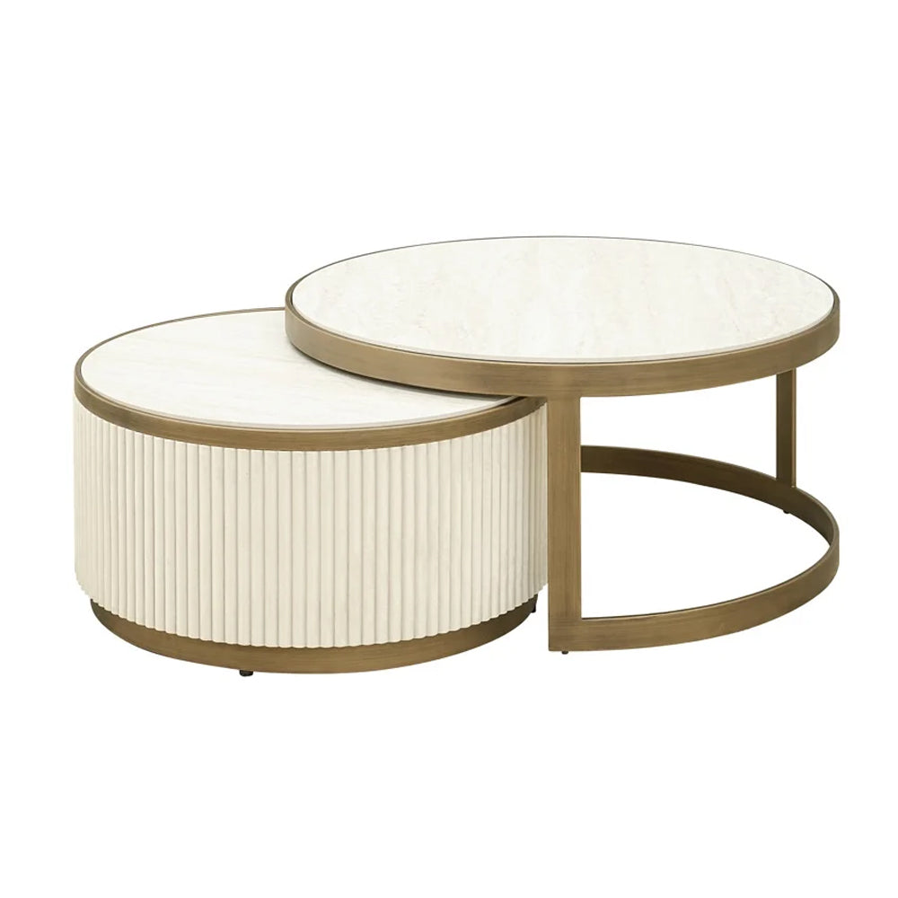 Richmond Interiors Tivoli Coffee Table – Set of 2 – Shropshire Design