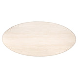 Richmond Interiors Tivoli Oval Dining Table - White - 230cm