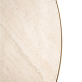 Richmond Interiors Tivoli Round Dining Table - White - 130cm