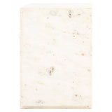 Richmond Interiors Tovek Side Table – White – Excess Stock