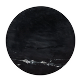 Richmond Interiors Ironville Brass Birch and Marble End Table