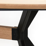 Light & Living Nori Dining Table – Brown Oak