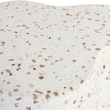 Stella Clover Stool – White Terrazzo
