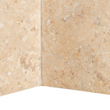 Sullivan Plus Side Table in Cream Marble