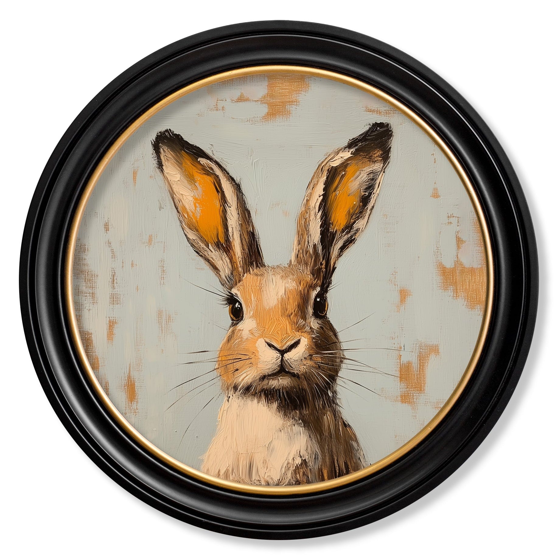 The Fox & The Hare - Oxford Round Frame