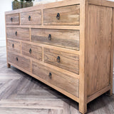 Timberline Reclaimed Chest of 10 Drawers