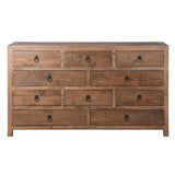 Timberline Reclaimed Chest of 10 Drawers