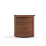 Tommy Franks Blade Bedside Table – Dark Walnut
