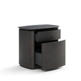 Tommy Franks Blade Bedside Table – Smoke Oak