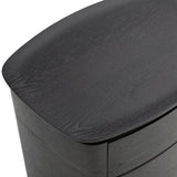 Tommy Franks Blade Bedside Table – Smoke Oak