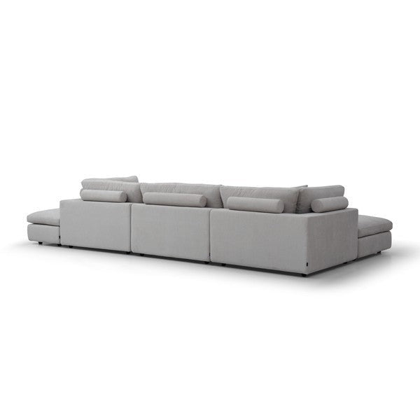 Tommy Franks Blanco Modular Sofa – Valencia Weave Cool Grey 90