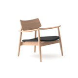 Tommy Franks Mono Solid Oak & Black Lounge Chair
