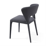 Tommy Franks Pari I Dining Chair – Luxe Cinder Grey – Set of 2