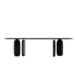 Tommy Franks Underline Dining Table – Black Oak – 280cm