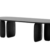 Tommy Franks Underline Dining Table – Black Oak – 280cm