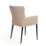 Tommy Franks Varsi Dining Chair - Set of 2 - Chex Bouclé Steam