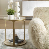 Uttermost Clench Side Table – Brass