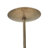 Uttermost Downpour Round Brass & Glass Droplet Pendant – 6 Lights