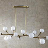 Uttermost Meandering 14 Light Pendant – Brass