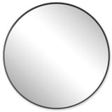 Uttermost Padria Mirror Round Mirror – 152cm – Black