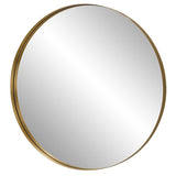 Uttermost Padria Mirror Round Mirror – 152cm – Brass