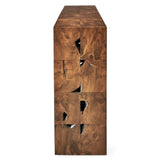 Uttermost Teak Tac Toe Console Table – Caramel