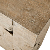 Uttermost Teak Tac Toe Console Table – Light