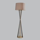 Livingsley Vega Floor Lamp – Antique Brass and Bronze