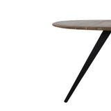 Light & Living Mimoso Dining Table with Acacia Wood Top – Large