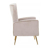 Elodie Accent Chair – Mink Velvet