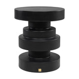 Zola Asymmetrical Stool – Black