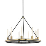 Hudson Valley Lighting Chambers Pendant Light with Steel and Nine Lights