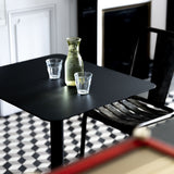 Lyon Beton Donut Rectangular Bistro Table with Concrete Base