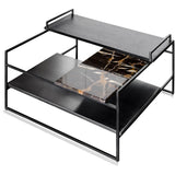 Arris Coffee Table in Black – Small