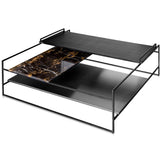 Arris Coffee Table in Black – Large