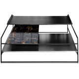 Arris Coffee Table in Black – Large