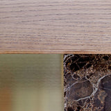 Arris Coffee Table in Brushed Gold – Small