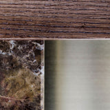 Arris Coffee Table in Brushed Gold – Large