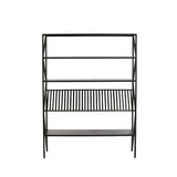 Light & Living Ezra Open Cabinet in Matt Black