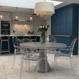 Barbican Round Concrete Table in Grey