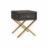 Berkeley Designs Oxford Side Table in Textured Espresso Oak