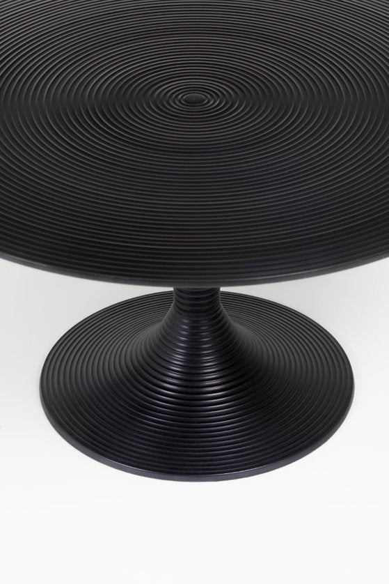 Bold Monkey Hypnotising Round Coffee Table – Black