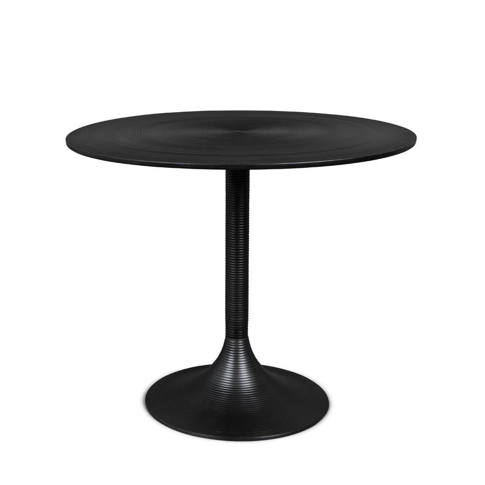 Bold Monkey Hypnotising Round Dining Table - Black